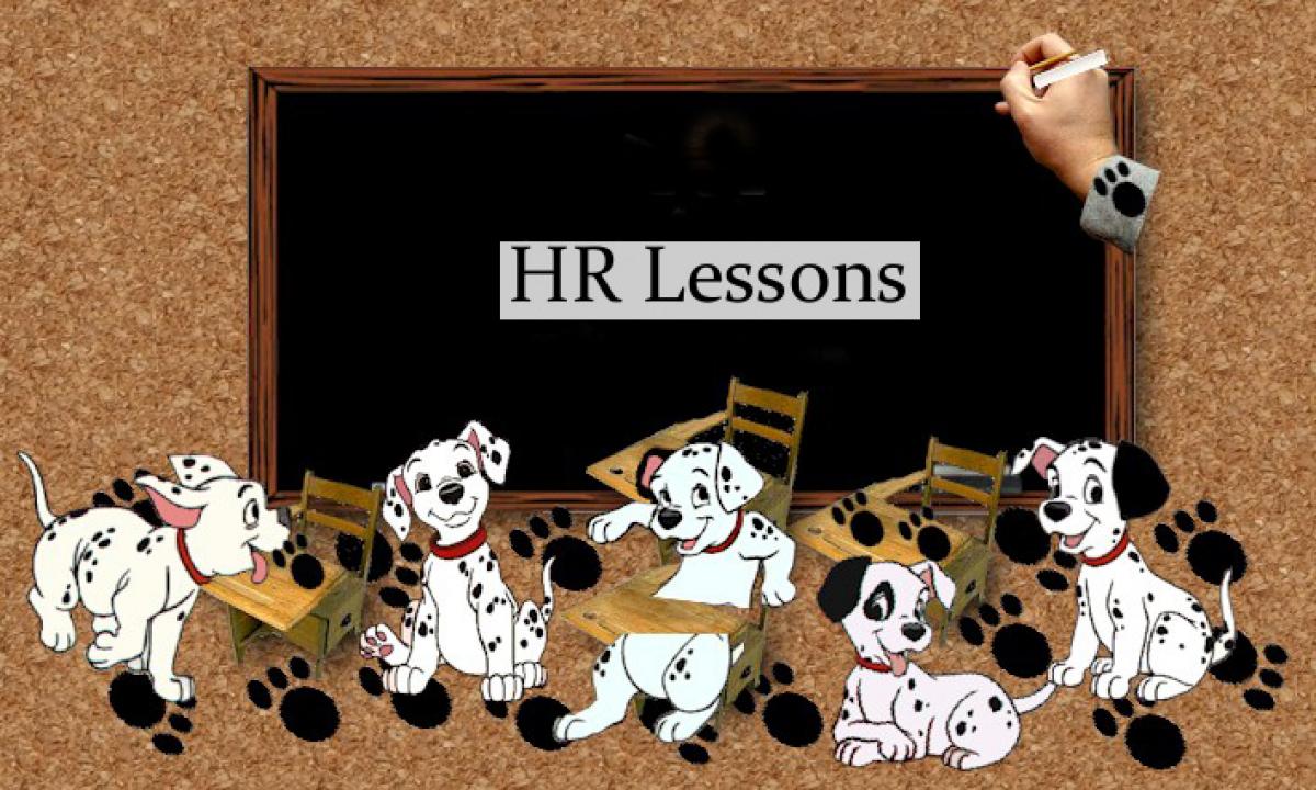 HR lessons from Dalmatian pups